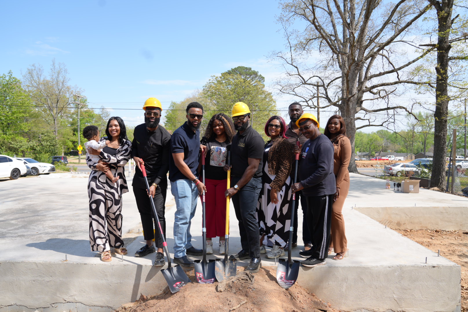 Groundbreaking ceremony for a new practice